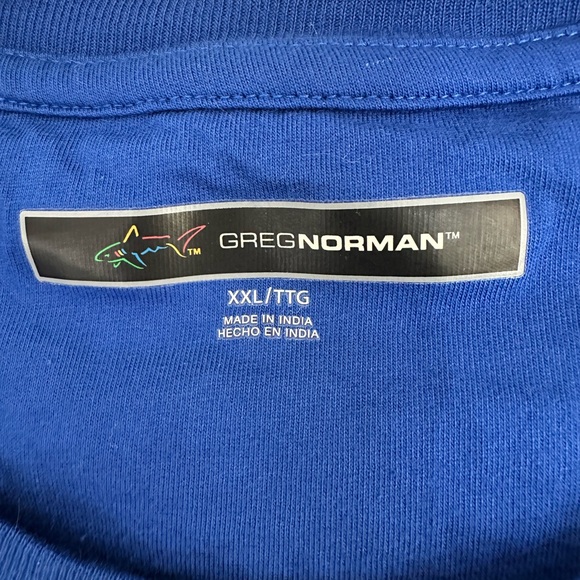 Greg Norman men’s royal blue short sleeve tee, size XXL - Picture 4 of 9